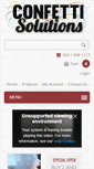 Mobile Screenshot of confettisolutions.com